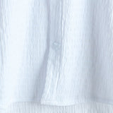 Chemise Casual en Coton à Manches Courtes Unies pour Homme en Été