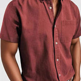 Chemise Élégante à Manches Courtes