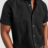Chemise Élégante à Manches Courtes