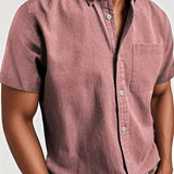 Chemise Élégante à Manches Courtes