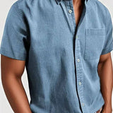 Chemise Élégante à Manches Courtes