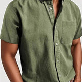 Chemise Élégante à Manches Courtes