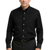 Chemise en Coton Rayée Élégante