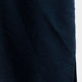 Chemise en Coton pour Homme de Couleur Unie avec Col Montant et Demi-Bouton, avec Poche Frontale