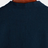 Chemise en Coton pour Homme de Couleur Unie avec Col Montant et Demi-Bouton, avec Poche Frontale
