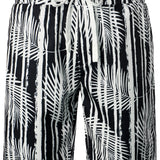 Ensemble de Chemise Hawaïenne en Coton et Pantalons Courts Décontractés d'Été pour Homme