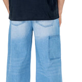 Kami - Pantalons baggy en denim de style japonais