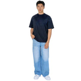 Kami - Pantalons baggy en denim de style japonais