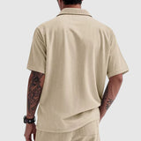 Chemise pour Homme en Velours Côtelé Élégant