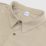 Chemise pour Homme en Velours Côtelé Élégant