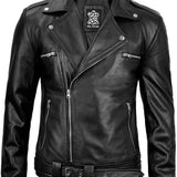 Apex Noir Veste en Cuir