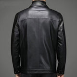Veste en Cuir Décontractée