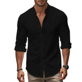 Chemise en lin respirante