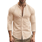 Chemise en lin respirante