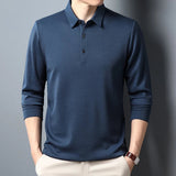 Polo T-shirt à Manches Longues Élégant