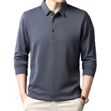 Polo T-shirt à Manches Longues Élégant