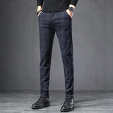 Pantalon Décontracté À Carreaux