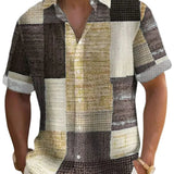 Chemise Patchwork Élégante
