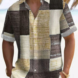 Chemise Patchwork Élégante