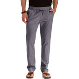 Pantalons en Coton-Lin