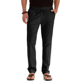 Pantalons en Coton-Lin