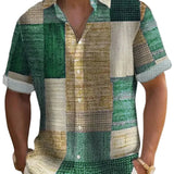 Chemise Patchwork Élégante