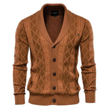 Cardigan Waldemar pour homme avec fermeture à boutons