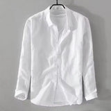 Chemise Décontractée en Coton et Lin