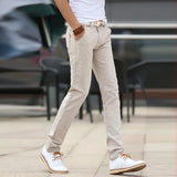 Pantalon en Lin Slim Fit