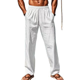Pantalons en lin hawaïens