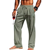 Pantalons en lin hawaïens