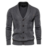 Cardigan Waldemar pour homme avec fermeture à boutons