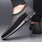 Chaussures de Ville En Cuir Slip-On