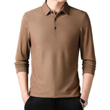 Polo T-shirt à Manches Longues Élégant