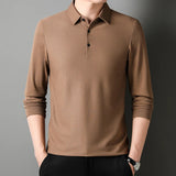 Polo T-shirt à Manches Longues Élégant