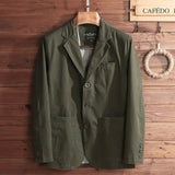 Blazer en coton italien