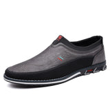 Chaussures de Ville En Cuir Slip-On