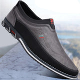 Chaussures de Ville En Cuir Slip-On