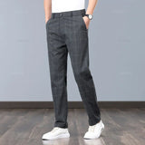 Pantalon Stretch à Carreaux