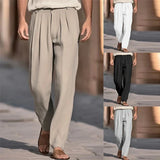 Pantalons amples en lin