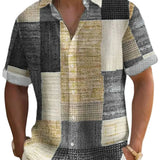 Chemise Patchwork Élégante