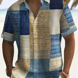 Chemise Patchwork Élégante