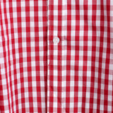 Chemise en Coton d'Été à Manches Courtes pour Homme, Couleur Unie, avec Poche et Boutons