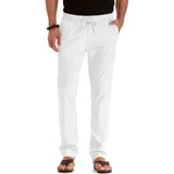 Pantalons en Coton-Lin