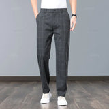 Pantalon Stretch à Carreaux