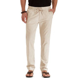 Pantalons en Coton-Lin