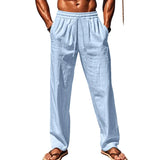 Pantalons en lin hawaïens