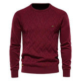 Pull homme Theodor avec motif en losanges
