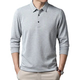 Polo T-shirt à Manches Longues Élégant