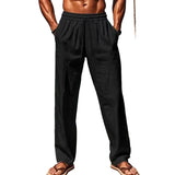 Pantalons en lin hawaïens